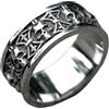 BEDT Nuovi Anelli Da Uomo Anello Unico Gods Of War Ares Skull Aegishjalmur Gioielli Regali Vintage