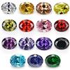 XIANGMO 5A taglio ovale sciolto pietre di zirconia cubica mix 15 colori CZ pietra preziosa sintetica per la creazione di gioielli