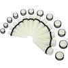 Zhichengbosi 24 Pieces Big Ear Gauges Kit, Acrylic Tapers and Plugs Double O-Rings Stretching Set