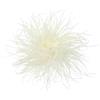 IMINI Elegante spilla a forma di fiore con piume finte, 30 cm, oversize, spilla da bavero per matrimoni, banchetti, cerimonie, accessori alla moda per donne e uomini, regalo floreale