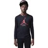 JORDAN BASELINE FLIGHT LS TEE T-Shirt Maniche Lunghe Bambino