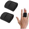 ZIRYAKO Set 2 Stecche Dita Regolabili - Stabilizzatore per prevenire lesioni articolari, Ideale per Il Bendaggio di Dita gonfie, slogate o inceppate,stecca dito mano,tutore dito,tutore dito a scatto