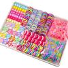 Alfven Set di accessori per capelli da bambina, 875 pezzi di fermagli per capelli e elastici per capelli fasce per capelli bambine accessori per capelli bambini elastici per capelli da bambina