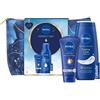 Beiersdorf NIVEA Perfect Day - Set regalo con prodotti idratanti, confezione regalo con crema mano, Labello, latte e beauty case