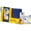NIVEA Routine Q10 Kit cofanetto regalo donna, Set regalo donna anti-age con Crema Viso Antirughe Giorno Extra Rassodante 50 ml e Siero Viso Doppia Azione 30 ml e Travel Bag omaggio inclusa
