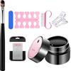 Generic Kit Riparazione Unghie Colla 5g Pinzetta | Gel Ricostruzione Unghie Cura Giornaliera Manicure per Donne con Unghie Danneggiate Rotte Spezzate Crepite
