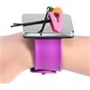 Tbest Fascia polso magnetica portapettine per capelli, accessorio per parrucchieri (Viola)