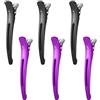 XPOOP 6 Pezzi Mollette per Capelli, Pinze e Becchi d'Oca - Clip Capelli per Parrucchiere, Donne e Ragazze - Strumento Professionale