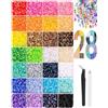 RAVNIX 30000+ Pezzi Bedazzling Kit Brillantini Strass | Set Glitter Strass 28 Colori in Scatola | Penna di Cera & Pinzetta per Applicazione Facile su Unghie & Tessuti (senza colla)