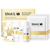 SANZHUAN Korean Snail Essence Skin Care Set da 6 pezzi Skincare con gel delicato per la pulizia, maschera, toner, crema per gli occhi, siero, crema essenza, idratante a lungo termine e linee sottili