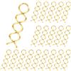 Molain 20 fermagli per capelli a spirale, forcine per capelli, accessori rotanti, forcine per capelli, per acconciature diverse (oro)