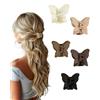 KONFEN 5 pezzi 4 cm a farfalla, piccola molletta per capelli, molletta per capelli da donna Simplicité Française opaca mini antiscivolo accessorio banana accessori