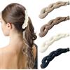 NATOSU 4 Fermagli per Capelli a Banana, Stile Vintage, per Coda di Cavallo, Clip Antiscivolo per Pesce
