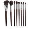 CNNONE Set di pennelli per trucco naturale, per ombretto, pennelli da trucco in pelo di capra, per trucco nabor kistey miscelazione pinceaux maquillage (8 pezzi 457810111219)