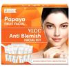 Vlcc Papaya Fruit Facial kit, kit viso di bellezza, 60 g (etichetta in lingua italiana non garantita)