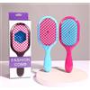 Generic Set di 4 spazzole districanti ventilate per capelli, setole morbide per la rimozione dei grovigli senza dolore, perfette per capelli bagnati, secchi, ricci e danneggiati, adatti per donne e uomini