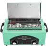 QUIOTUIR Sterilizzatore ad aria calda da 300 W, 220 °C, sterilizzatore ad alta temperatura, sterilizzatore per unghie, con timer, temperatura regolabile, per cosmetici, studi di piedi (verde)