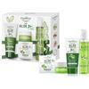 Equilibra Viso, Kit Aloe 3+, Aloe Dermo-gel 3+ Dermoprotettivo Plus, Crema Viso Anti-Rughe Effetto Filler, Gel Detergente Micellare Viso Purificante, Confezione Regalo