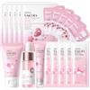 exatta Kit per la Cura della Pelle Sakura 18 Pezzi, Sakura Skincare Set