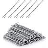 ZEVONDA Set di Spille per Capelli in Metallo - Bobby Pins con Scatola di Immagazzinaggio per Trucco Acconciatura, Argento, 150pcs