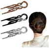 YAWYO 3 fermagli per capelli francesi, forcine Prestige a forma di U, accessori per acconciature chignon per donne (3 colori)