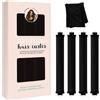 Zyluniy Bigodino Lungo per Boccoli 5 Pezzi,Bigodini Morbidi per Dormire Gomma Heatless Hair Curler DIY Arricciacapelli Senza Calore Flessibili Bigodino Fascia Capelli per Capelli Bigodini Heatless