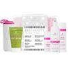 Veralab Easy Beauty Routine per Tutti i Tipi di Pelle, Travel Kit Skincare Completa con Detergente, Crema Viso, Maschera Viso, Panno in Microfibra o Fascia (per Pelle Secca)