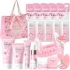 Dongcill 19 Pezzi Sakura Skin Care Set, per Ragazze e Donne | include Detergente, Maschera, Siero e Crema per Gli Occhi, Gua Sha Viso Kit, Mini Size da Viaggio Prodotti Skincare
