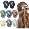 TZEKING 8 Pezzi Mollettone Capelli Donna,Mollettone Antiscivolo,Fermaglio donna Elegante,Ciappo Capelli Donna Forti e Antiscivolo,Pinze per Capelli Elegante,Francese Accessori Adatto a Ragazze