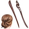 iplusmile 2 forcine per capelli in legno di sandalo, stile vintage, per donne e ragazze