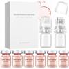 Miioto Micro infusione System, Micro infusione System, Microneedling Siero, 6PCS Siero per Microneedling un Siero Profondamente Idratante, Anti-Età e Levigante per Tutti I Tipi di Pelle