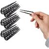 Righe e Pois Forcine Per Capelli Francesi Donna Made In Italy Set18 Forcelle Capelli Per Chignon Acconciature in Acetato Di Cellulosa Perni Capelli A Forma U da 7 cm 18 pezzi