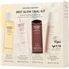 haruharu Best Glow Trial Kit, Set minitaglie skincare coreana, Kit viaggio | Idratazione, Formato Mini, Pelle Idratata,Luminosa, Tonico, Essenza, Skincare coreana, Vegan