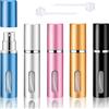 AWUMBUK Porta Profumo Da Viaggio 5 Pezzi Atomizzatore Profumo 5 Ml Portaprofumo Da Viaggio Ricaricabile Alta Qualità Accessori Da Viaggio
