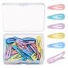YiPHomn 50 Pezzi Fermaglio per Capelli Colorati, Mollette per Capelli Bambina, Fermagli per Capelli a Scatto Accessori per Ragazze Bambina Donna - 3 cm/1,2 pollici