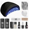 ALTÉAX MesaudaME kit Semipermanente Unghie Gel Polish Senza TPO + Fornetto Led 48W - Kit Smalto Semipermanente Unghie + Smalto Gelegant Nude - OMAGGIO ALTÉAX Olio Cuticole + Accessori ed Istruzioni