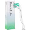 ebeizi Derma Roller 0.5mm sistema antietà con 192 microaghi, anti-invecchiamento, acne, smagliature, cellulite, riduce la perdita di capelli