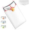 Profey Massaggio EMS, 3 modalità, luce LED | EMS 3 livelli, rosso/blu/verde, calore, vibrazione, viso/collo, ogni tipo pelle