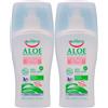 FEI FAN 2x Detergente Intimo Delicato ALOE Con Acido Lattico e Calendula. Con Il 98% Di Ingredienti Di Origine Naturale, Senza Parabeni e Saponi Alcalini 200ml