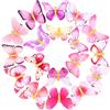 Boao 18 Pezzi Fermagli per Capelli a Farfalla per Donne, Stili Eleganti | Mollette Glitterate a Farfalla, Con Clip a Scatto, Accessori di Capelli Alla Moda, Per Feste e Matrimoni