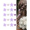 CATZUM Fermagli per Capelli Donna 20 Pezzi Floreali Viola - Eleganti Forcine e Accessori Decorativi per Acconciature Sposa, Cerimonia e Feste, Ideali per un Tocco di Stile Sofisticato
