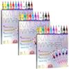 Generico Set di 12 penne per nail art colorate, 2025 pennarelli di aggiornamento per unghie in gel, impermeabili, penna a filo, penne per graffiti fai da te ad asciugatura rapida, penne per smalto 3D