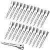 AvoDovA 50 Pezzi Anatra Bill Clips, 5.5cm Fermagli per Capelli Coccodrillo per Donne Ragazze, Mollette per Capelli, Clip in Metallo Alligator Curl Clip, Pinze per Capelli Styling per Parrucchiera