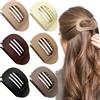 TZEKING 6 Pezzi Mollettone Capelli Donna,Mollettone Antiscivolo,Fermaglio donna Elegante,Ciappo Capelli Donna Forti e Antiscivolo,Pinze per Capelli Elegante,Francese Accessori Adatto a Ragazze