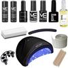 MESAUDA Kit Semipermanente Unghie MESAUDA Gel Polish Con Fornetto LED 48W + Ultrabond + Smalto 5ml Base Top e Colore + Omaggio Olio Cuticole e Smalto Zakiss 10ml