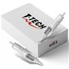 T-Tech Cartucce per tatuaggi rotondi di generazione B, plastica di grado medico e acciaio inossidabile, senza piombo, sterilizzate con EO (B1209RL)