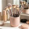 Generic Un set di 20 pennelli da trucco professionali, adatti per principianti e artisti professionisti, con un set completo di pennelli per il trucco viso e occhi (oro champagne)