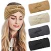 Kavya Fascia Capelli Donna Invernale Paraorecchie Tenere Caldo Orecchie Fronte Lavorata a Maglia Accessori Capelli