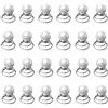 BaiJ Fermagli Spirali per Capelli,24 Pack Bobine di Perla Forcine di Cristallo Forcine Sposa Fermagli con Spirale Clip di Capelli da Sposa per Donne Ragazze Bomboniere