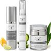 KLEEM ORGANICS Set Viso Antiage Completo Giorno e Notte con Siero Vitamina C Illuminante, Contorno Occhi Antirughe, Crema Retinolo Notte Levigante per Rughe, Macchie e Pelle Spenta, Tutti i Tipi di Pelle